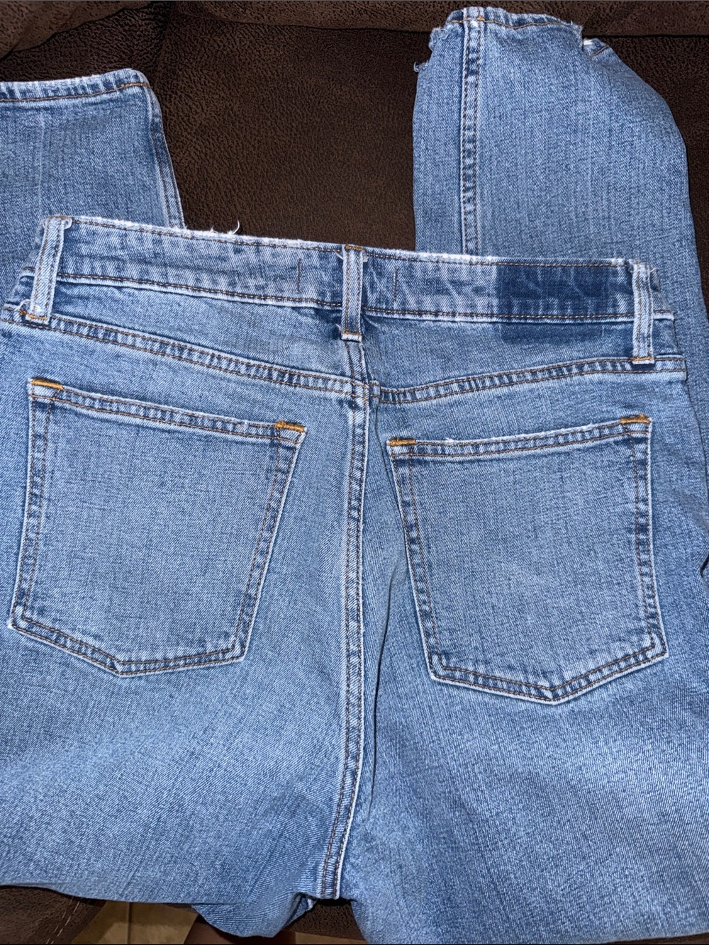 Abercrombie & fitch Light Wash High-Rise Straight Jeans - Picture 4 of 4